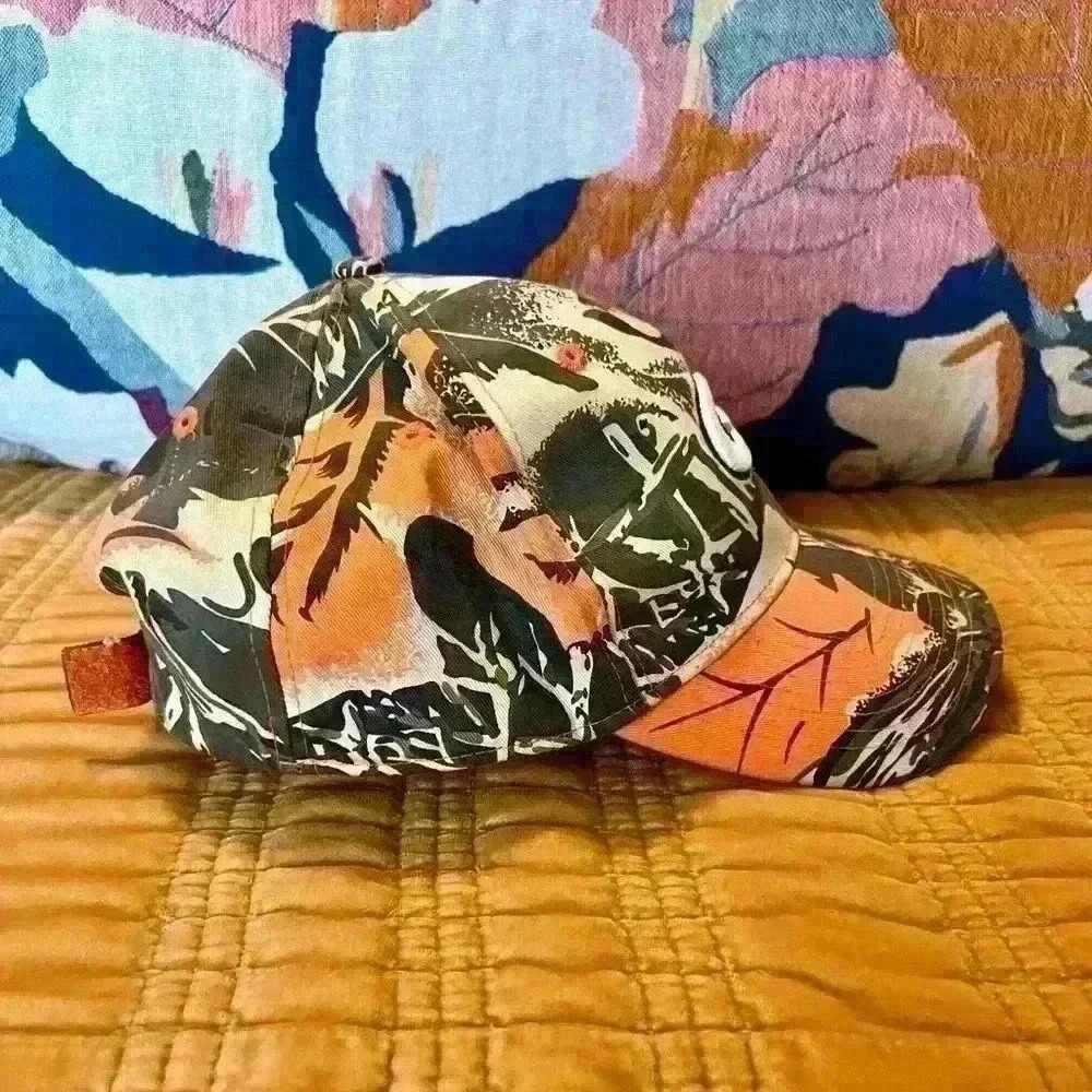 Green Bay Packers Camouflage NFL Team Apparel Strapback Hat Hunting Down Hunger - Picture 2 of 5